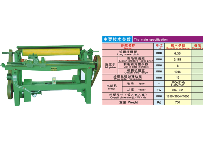 梳棉機(jī),氣壓棉箱,和毛機(jī)產(chǎn)品圖片